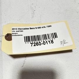 MERCEDES W221 S550 2007-2013 FRONT LEFT DRIVER SIDE DOOR WINDOW BELT MOLDING OEM MERCEDES W221 S550 2007-2013 FRONT LEFT DRIVER SIDE DOOR WINDOW BELT MOLDING OEM