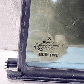 2007-2013 Mercedes S550 S600 Rear Left Driver Side Door Quarter Window Glass OEM