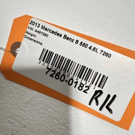 Mercedes W221 S550 Rear Left Driver Door Panel Wood Trim Molding OEM 2007-2013