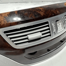 10-13 Mercedes S550 S450 S500 Center Dashboard Dash Panel Trim Molding Wood OEM