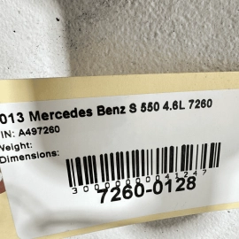 10-13 Mercedes S550 S450 S500 Center Dashboard Dash Panel Trim Molding Wood OEM