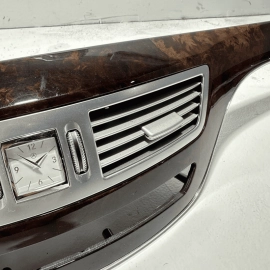 10-13 Mercedes S550 S450 S500 Center Dashboard Dash Panel Trim Molding Wood OEM