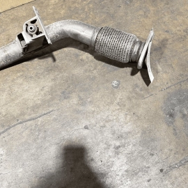 AUDI Q7 3.0L 2017-2019 ENGINE FRONT PASSENGER SIDE EXHAUST RESONATOR PIPE OEM