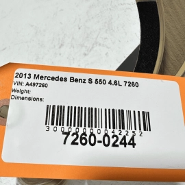 2007-2013 Mercedes Benz S550 Steering Column Trim Shroud Cover OEM