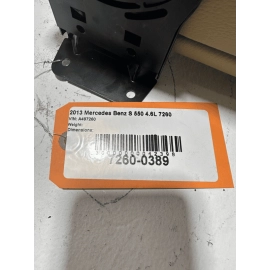 2010-2013 MERCEDES BENZ S550 REAR SEAT ARMREST CUP HOLDER STORAGE OEM