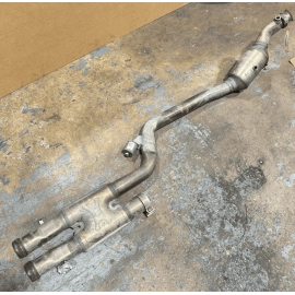 2012-2013 MERCEDES S550 FRONT LEFT DRIVER SIDE ENGINE EXHAUST PIPE OEM