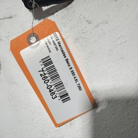 Separating Point To Purge Valve Pipe Line Hose Mercedes-Benz S550 2012-2013 OEM