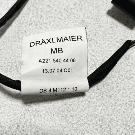 MERCEDES W221 S550 AUXILIARY WATER PUMP HEATER WIRE WIRING HARNESS OEM 2007-2012