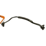 2013-17 Mercedes W221 S550 Passenger Side Engine Charger Feed Oil Hose Line OEM