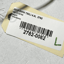 2009-2015 BMW 750 Li REAR LEFT DRIVER SIDE DOOR WIRE WIRING HARNESS OEM