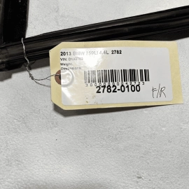 BMW 750LI 09-15 F01 F02 FRONT PASSENGER SIDE DOOR WINDOW GLASS RUN CHANNEL OEM