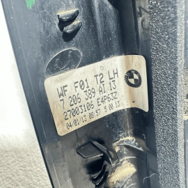 2009-2015 BMW 750LI TRUNK LID LEFT TAILLIGHT FINISHER COVER PANEL OEM