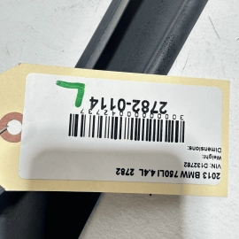 2009-10-11-2015 BMW 750LI LEFT SIDE TRUNK WATER DRIP RAIL TRIM COVER PANEL OEM