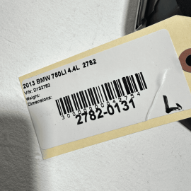 2013-2015 BMW 750LI REAR LEFT DRIVER SIDE INNER TAIL LIGHT LAMP OEM