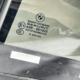 2009-2015 BMW 750 Li REAR LEFT DOOR QUARTER WINDOW GLASS OEM