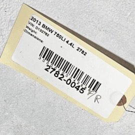 BMW 750LI 09-15 F02 FRONT PASSENGER SIDE DOOR SILL SCUFF PLATE COVER TRIM OEM BMW 750LI 09-15 F02 FRONT PASSENGER SIDE DOOR SILL SCUFF PLATE COVER TRIM OEM