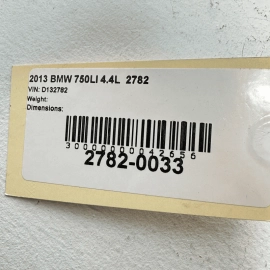 2010-2015 BMW 750li FUEL PUMP COMPUTER CONTROL MODULE UNIT OEM