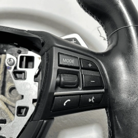 2009-2015 BMW 750LI STEERING WHEEL W/ LOWER COVER TRIM M SPORT OEM