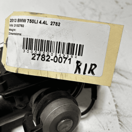 2013-2014- 2015 BMW 750LI REAR RIGHT SIDE AIR SPRING STRUT SHOCK OEM
