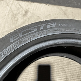 USED KUMHO ECSTA 205/50 ZR17 Tire 93W M+S  6/32