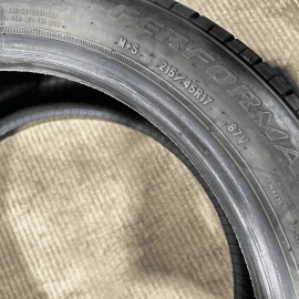 USED Douglas Performance 215/45R17 87V Tire  M+S  6/32