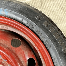 2007 - 2019 Hyundai Elantra Spare Tire And Jack Kit Compact Donut OEM T125/80D15