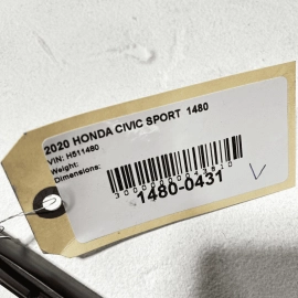 2016-2021 HONDA CIVIC WINDOW BELT MOLDING TRIM FRONT LEFT SIDE OEM