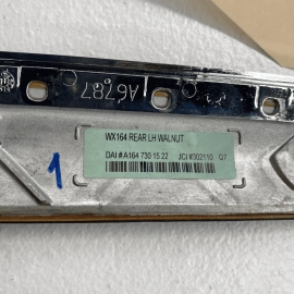 REAR LEFT DOOR ARMREST WOOD TRIM GARNISH A164-730-15-22 OEM 07-12 Mercedes 