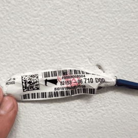 Rear Right Passenger Side Door Wire Wiring Harness OEM TOYOTA CAMRY XSE 201