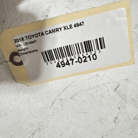 2018-19-20-2022 TOYOTA CAMRY XLE 2.5L ENGINE OXYGEN O2 LAMBDA SENSOR OEM