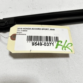 HONDA ACCORD 2018-2023 FRONT PASSENGER DOOR WINDOW INNER BELT WEATHERSTRIP OEM