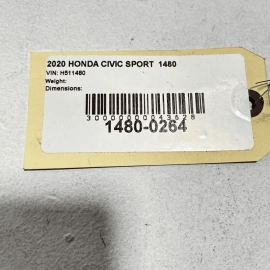 2016-2024 Honda Civic 2.0L Engine Motor Top Appearance Cover Panel OEM