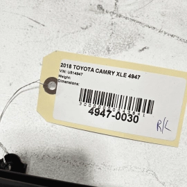 2018-2024 TOYOTA CAMRY XSE Rear Left Driver Side Door Window Regulator Guide OEM