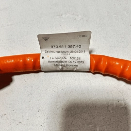 2014 PORSCHE PANAMERA High Voltage Battery Cable Wire Wiring Harness OEM