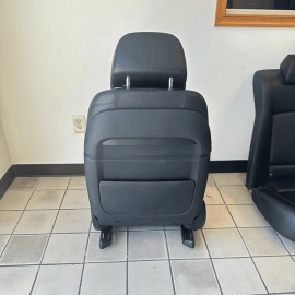 2013 BMW 750LI COMPLETE SEAT LEATHER SET BLACK OEM