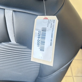 2021 TOYOTA CAMRY SE SEAT LEATHER SET BLACK/Front Armrest Cover  OEM