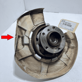 BMW 750LI 2009-2015 F01 F02 REAR RIGHT PASSENGER SIDE SPINDLE KNUCKLE & HUB OEM