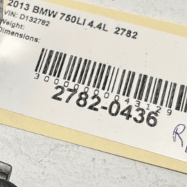 BMW 750LI 2009-2015 F01 F02 REAR LEFT DRIVER SIDE LOWER DOOR HINGE OEM =416=