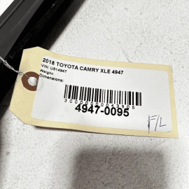 2018-2019 Toyota Camry Front Left Driver Door Window Inner Weatherstrip Seal OEM