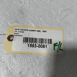 2018 - 2024 TOYOTA CAMRY FRONT LEFT DRIVER SIDE DOOR LOCK CYLINDER HANDLE OEM