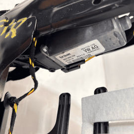 2012 - 2018 AUDI A6 FRONT RIGHT PASSENGER SEAT UPPER TRACK FRAME W/ MOTORS 