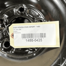 HONDA CIVIC 2017-2021SPARE TIRE WHEEL RIM 125/70R17  OEM