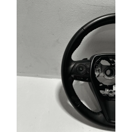18-24 Toyota Camry Leather Black Steering Wheel W/ Paddle Shifter & Switches OEM