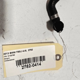 BMW 750LI 2013-2015 F01 F02 4.4L ENGINE LEFT COOLANT OVERFLOW HOSE TUBE PIPE OEM