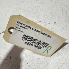 2018 - 2022 HONDA ACCORD REAR RIGHT PASSENGER SIDE INNER TAIL LIGHT LAMP OEM