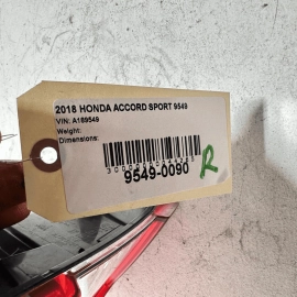2018 - 2022 HONDA ACCORD REAR RIGHT PASSENGER SIDE OUTER TAIL LIGHT LAMP OEM