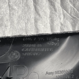 2013-2019 BMW F36 Gran Coupe Fairing Trim Cover Black Right Side OEM