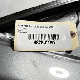 DEFECT! 2015-2020 ACURA TLX FRONT LEFT DRIVER DOOR SHELL LUNAR SILVER NH830M OEM
