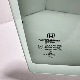 HONDA ACCORD 2018-2024 REAR RIGHT PASSENGER SIDE DOOR WINDOW GLASS OEM
