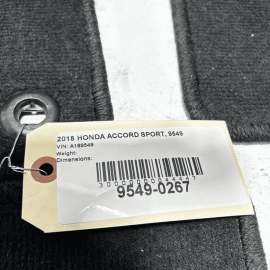 HONDA ACCORD 2018-2021 INTERIOR FLOOR CARPET LINER MAT OEM SET OF 4 HONDA ACCORD 2018-2021 INTERIOR FLOOR CARPET LINER MAT OEM SET OF 4
